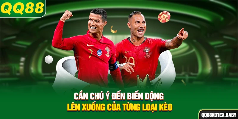 Cần chú ý đến biến động lên xuống của từng loại kèo